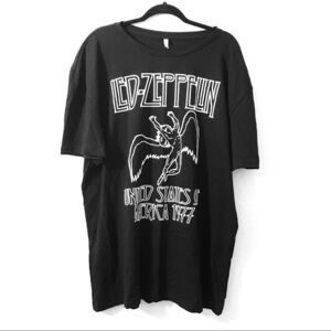 Led Zeppelin United States of America Band Tee New Without Tag
